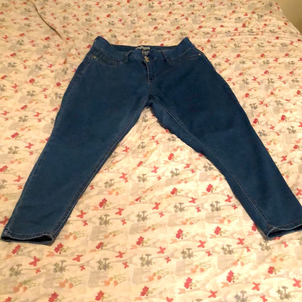 Medium Blue Denim Stretch Jeans